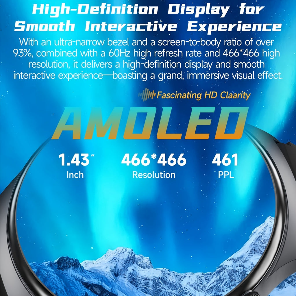 2026 New Healthy Sports Smart Watch, 5.3 Wireless Call | Multi-Sports Mode | Menstrual Period And Weather Forecast | Voice Assistant\u002F Emergency Help | Fitness Tracking | Remote Monitoring | Unisex | Suitable for Iphone And Android