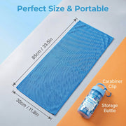 ⏰Last Day Buy 1 Get 1 Free❄💦Cold Sweat Towel You Can Use Anywhere, Anytime! Reusable Soft Absorbent Cooling Portable 2