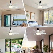 ⏰LAST DAY SALE ONLY $21.99 with Socket!!🎁🔥SmartBreez™ PRO 40W LED Ceiling Fan Light – 20.5” Ultra-Quiet with Remote 🎯 | E27 + FREE B22 Adapter 🔌 | For Bedroom 😴, Kitchen 👩‍🍳 & Garage 🛠️