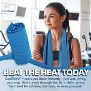 ⏰Last Day Buy 1 Get 1 Free❄💦Cold Sweat Towel You Can Use Anywhere, Anytime! Reusable Soft Absorbent Cooling Portable 2
