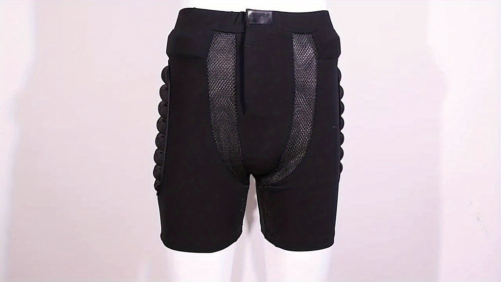 Men's Tight Protective Leggings, Thickened Padded Pants, for Outdoor Cycling Roller Skating Skiing, Fall Protection, 1pc