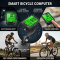 Intelligent Bicycle Computer Featuring Touch Control, 2.4-Inch LCD Display Speedometer for Bicycles, Versatile Cycle Computer Suitable for Road And Mountain Bikes, Odometer with Automatic Backlight, Ideal for Outdoor Cycling