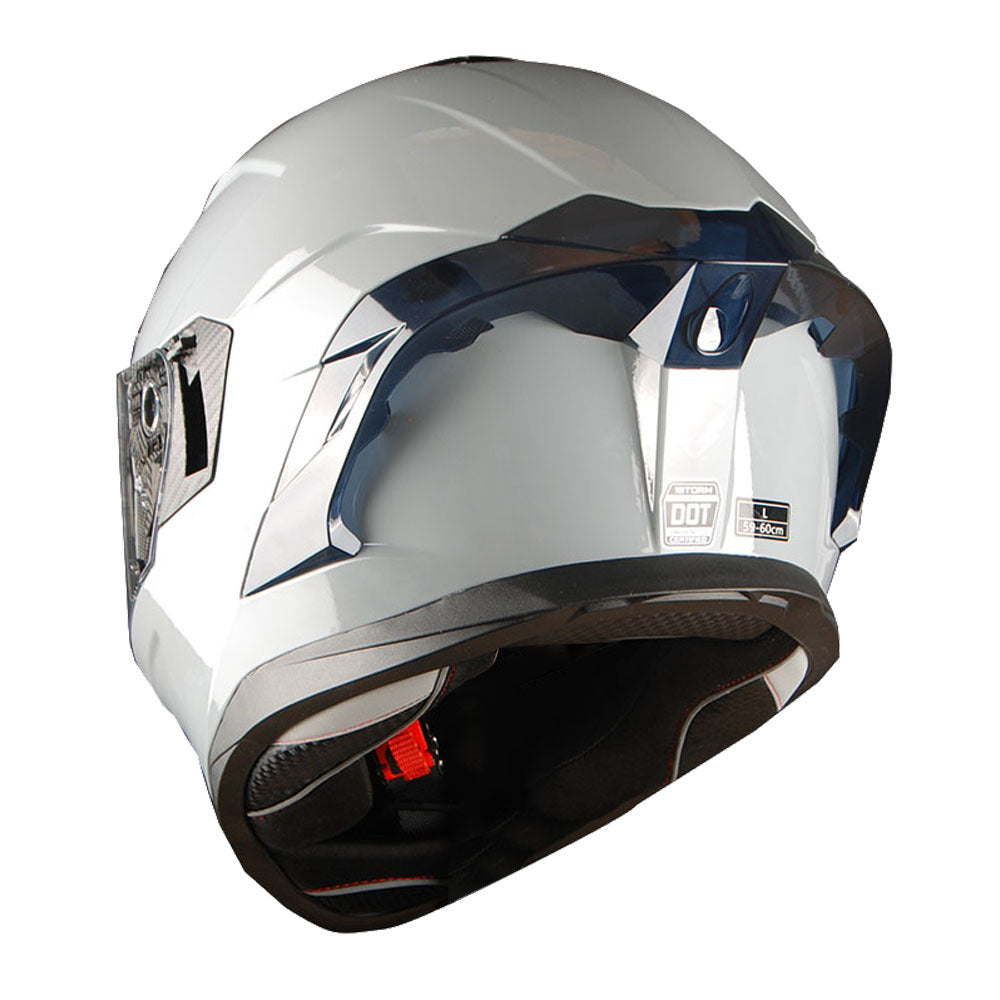 Motorcycle Full Face Helmet DOT Adults Street Bike Dual Visor Sun Inner Shield Anti Fog Pinlock Shield HJAH15