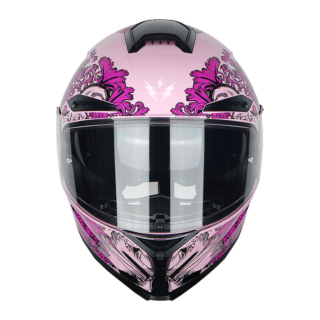 Motorcycle Full Face Helmet DOT Adults Street Bike Dual Visor Sun Inner Shield Anti Fog Pinlock Shield HJAH15