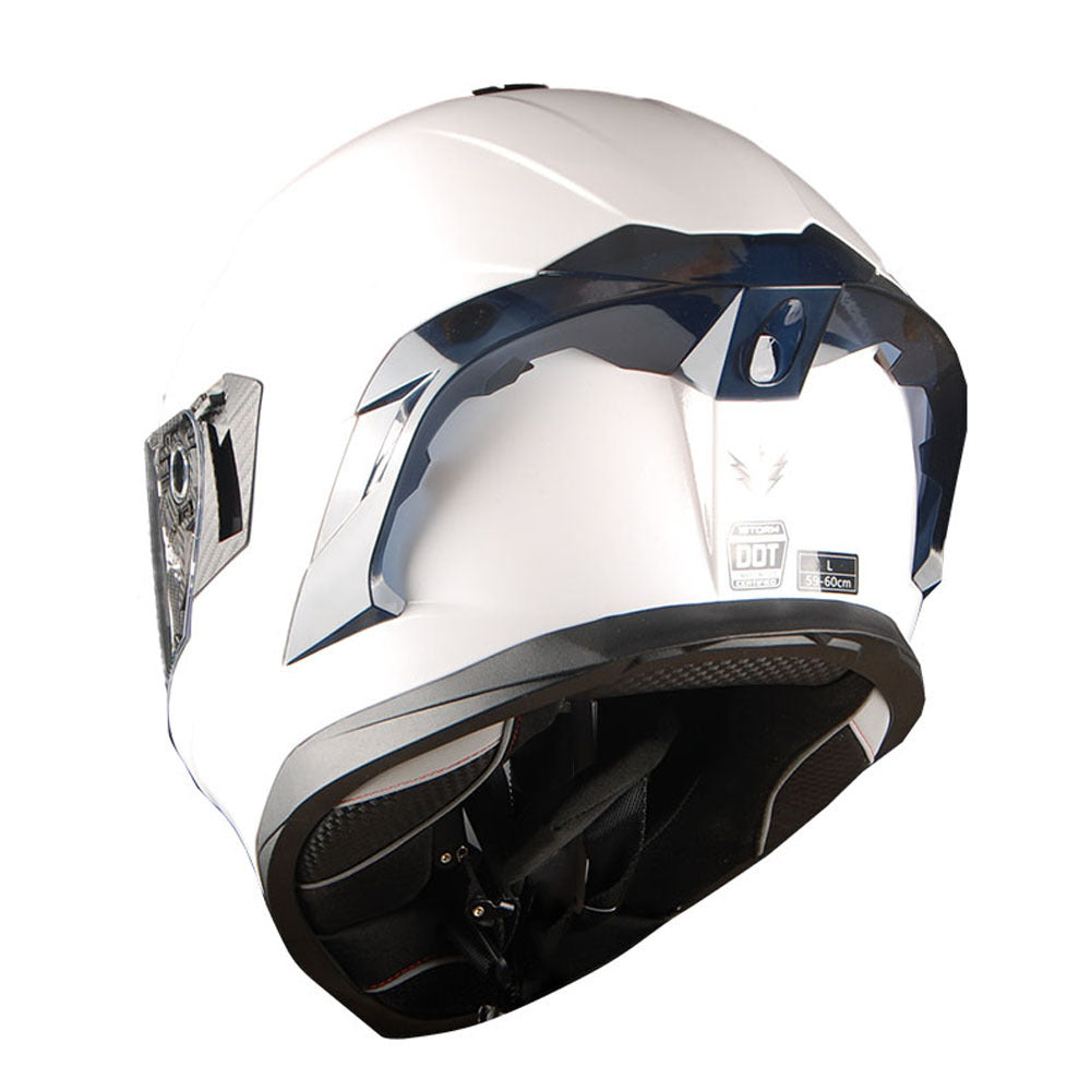 Motorcycle Full Face Helmet DOT Adults Street Bike Dual Visor Sun Inner Shield Anti Fog Pinlock Shield HJAH15