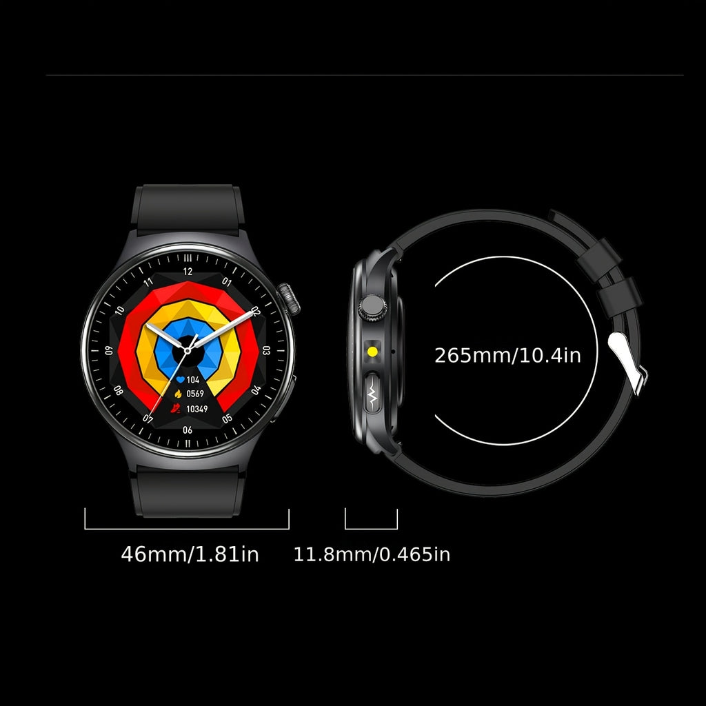 2026 New Healthy Sports Smart Watch, 5.3 Wireless Call | Multi-Sports Mode | Menstrual Period And Weather Forecast | Voice Assistant\u002F Emergency Help | Fitness Tracking | Remote Monitoring | Unisex | Suitable for Iphone And Android