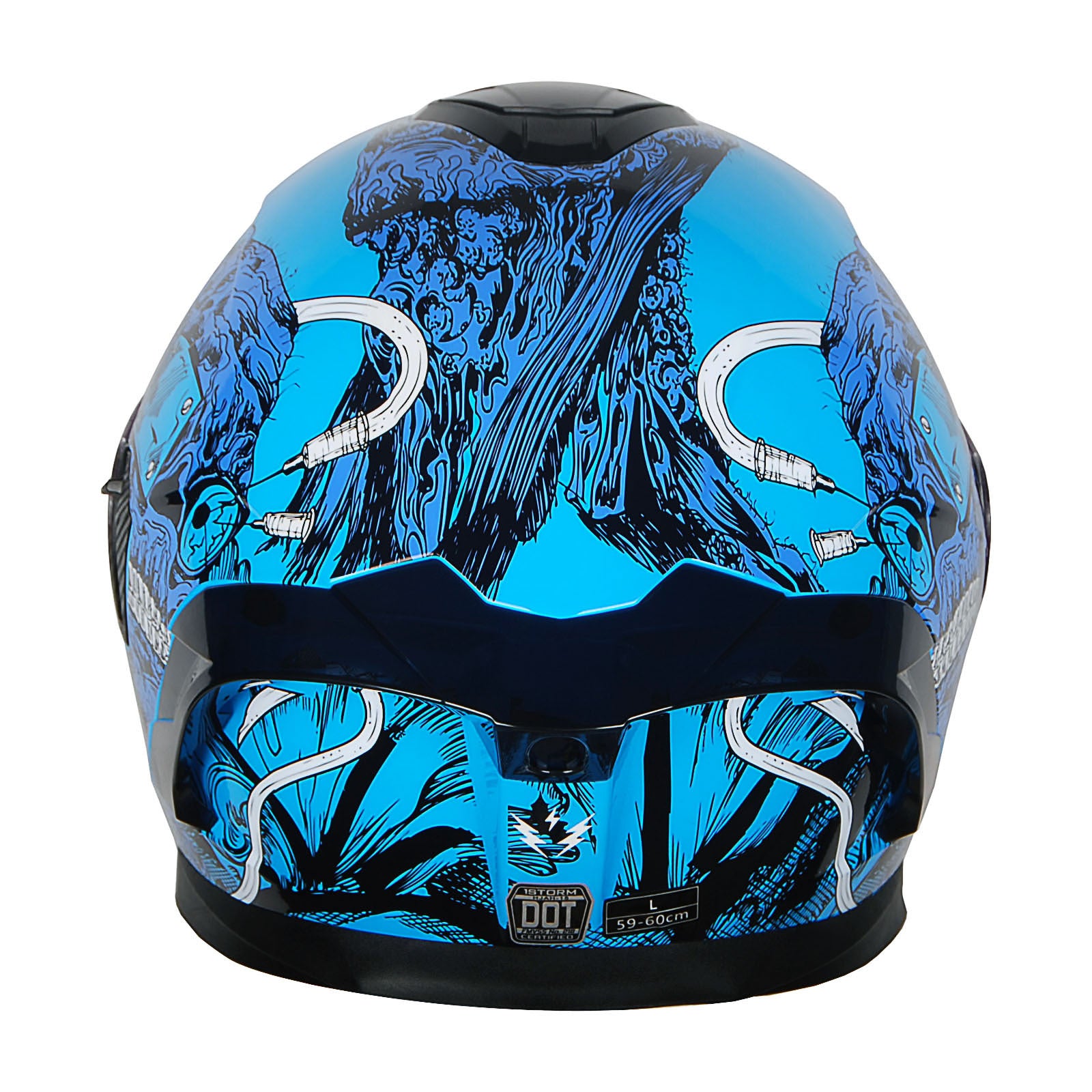 Motorcycle Full Face Helmet DOT Adults Street Bike Dual Visor Sun Inner Shield Anti Fog Pinlock Shield HJAH15