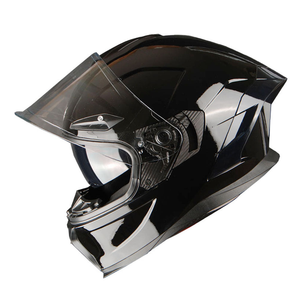 Motorcycle Full Face Helmet DOT Adults Street Bike Dual Visor Sun Inner Shield Anti Fog Pinlock Shield HJAH15