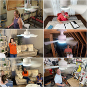 ⏰LAST DAY SALE ONLY $21.99 with Socket!!🎁🔥SmartBreez™ PRO 40W LED Ceiling Fan Light – 20.5” Ultra-Quiet with Remote 🎯 | E27 + FREE B22 Adapter 🔌 | For Bedroom 😴, Kitchen 👩‍🍳 & Garage 🛠️