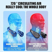🏆LAST DAY SALE ONLY $19.99!!❄️Aerify™ 360° Airflow Neck Fan – Long-Lasting Battery 🔋, Hands-Free 🙌, Personal Cooler for Travel ✈️, Office 💼 & Summer Outdoors ☀️