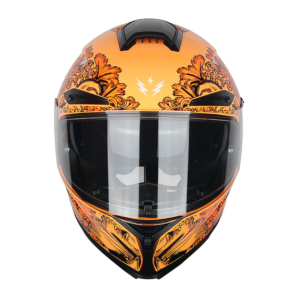 Motorcycle Full Face Helmet DOT Adults Street Bike Dual Visor Sun Inner Shield Anti Fog Pinlock Shield HJAH15