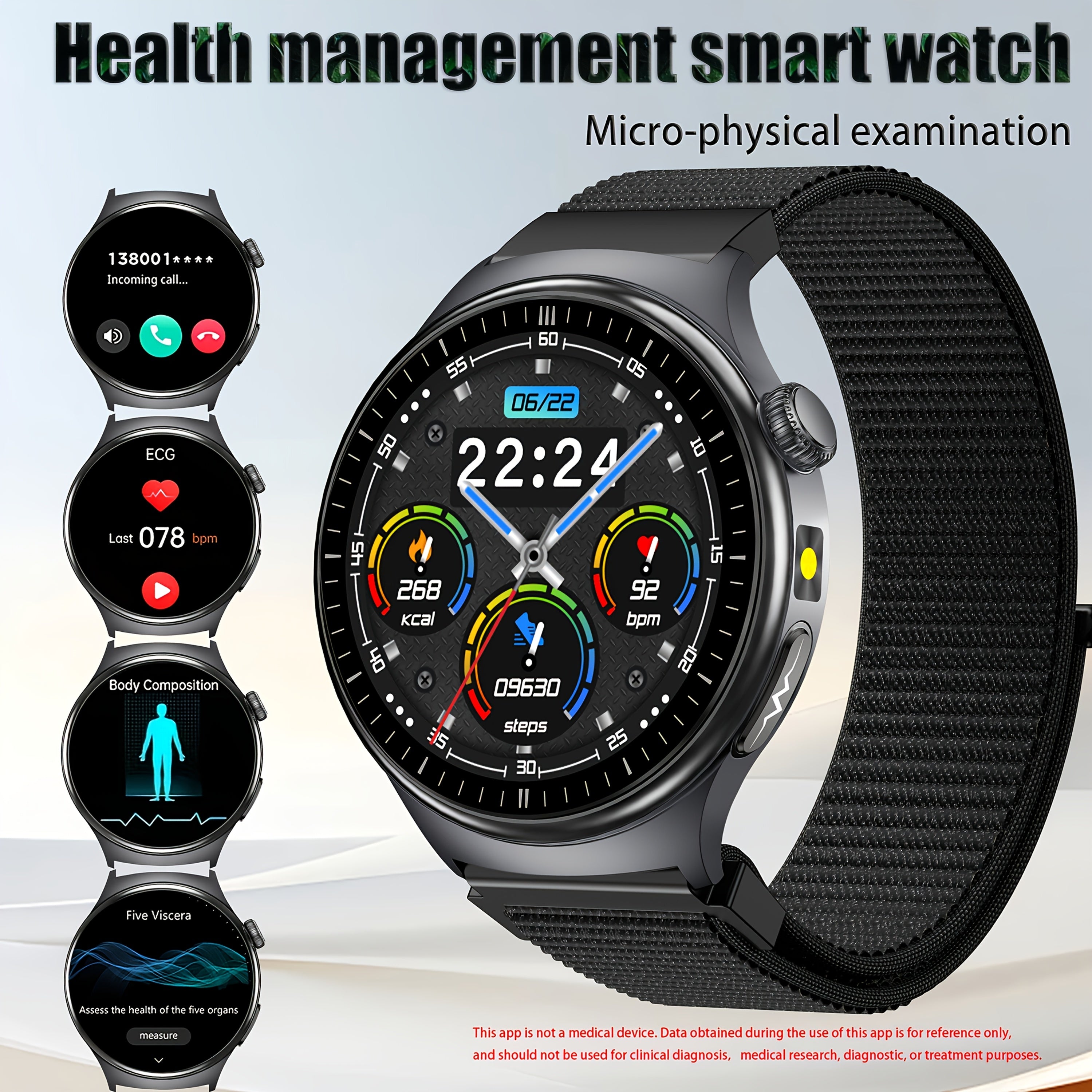 2026 New Healthy Sports Smart Watch, 5.3 Wireless Call | Multi-Sports Mode | Menstrual Period And Weather Forecast | Voice Assistant\u002F Emergency Help | Fitness Tracking | Remote Monitoring | Unisex | Suitable for Iphone And Android