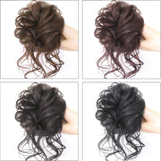 ⏳LAST DAY - BUY 1 GET 1 FREE + FREE GIFT!!🎁Messy Curly Hair Bun Scrunchie Extensions🎀