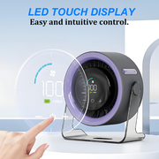🌬️LAST DAY SALE ONLY $19.99!!🏆100-Speed Oscillating Fan – USB Rechargeable with LED Display, 120° Tilt & Quiet Operation | Up to 24H Runtime 🌿 Ideal for Heatwaves, Home, Office & Camping