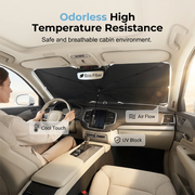 ⏳LAST DAY SALE 50% OFF🔥ShadeGo™ Car Windshield Sun Shade – Foldable, Heat-Blocking ☀️ | Keeps Interior Cool ❄️🚗 | UV Protection 🛡️ | Universal Fit for All Vehicles ✅ | Easy Storage & Travel Ready 🎒