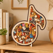 🎼⌛Limited-time offer-Wooden Musical Note Jigsaw Puzzle